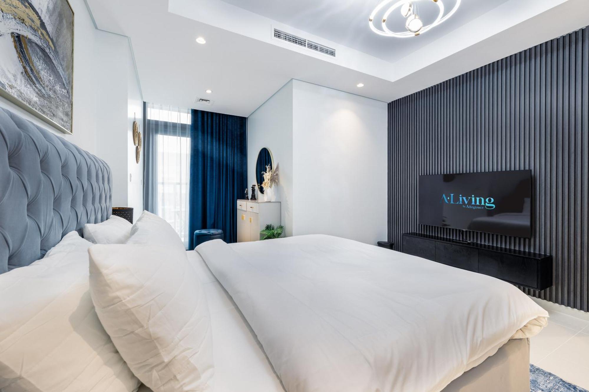 شقة Aliving Luxe 2Br With Burj Khalifa View Infinity Pool Midtown-4704 دبي المظهر الخارجي الصورة